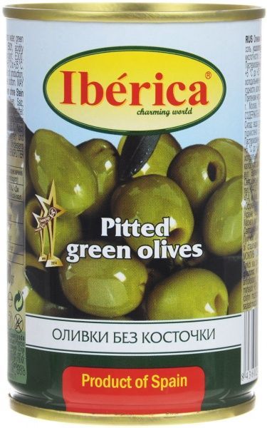 Оливки Iberica без косточки (8436024292350) 420 г