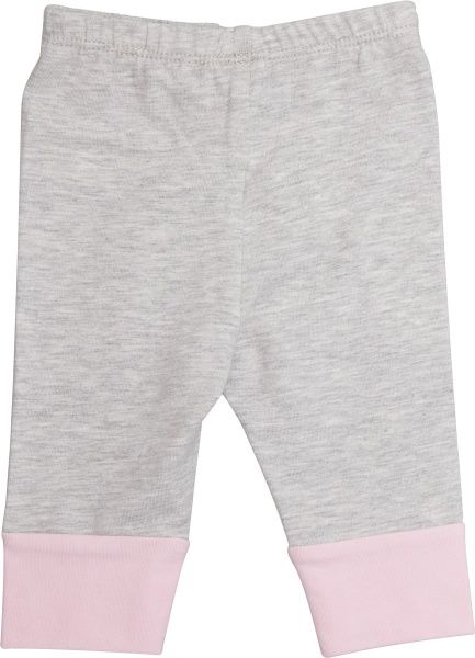 Лосини 5.10.15. 6M3901 р.62 сірий із рожевим 