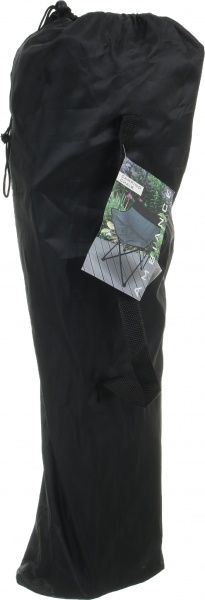 Стілець розкладний 67х55х73 см сірий з чорним