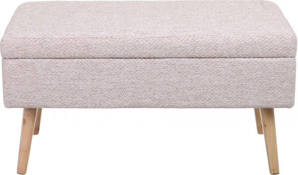 Сундук-пуф Robert 80х39,5х40 см бежевый 