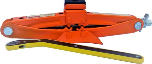 Домкрат механический Elegant винтовой ромбовидный с трещеткой 1 т