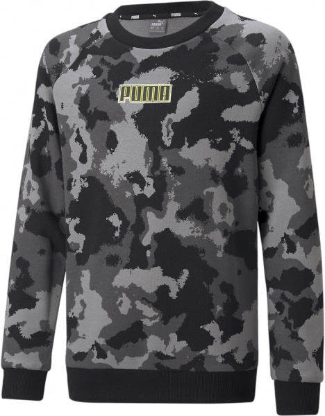 Світшот Puma Alpha AOP Crew 84728401 р. 140 камуфляж