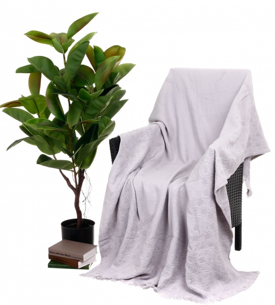 Плед Rabat 130x170 см серый La Nuit 