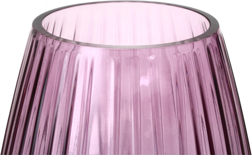 Ваза скляна Sensio Drops 22,5 см фіолетова JY-913DFX01C