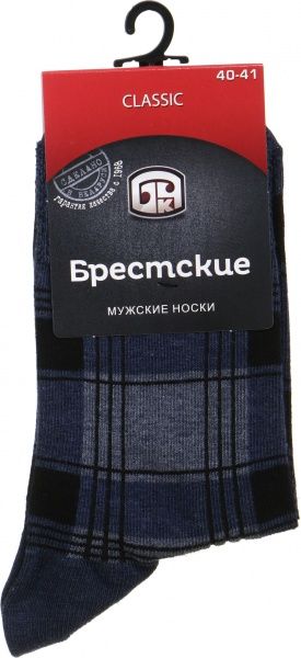 Шкарпетки чоловічі БЧК 2125 CLASSIC 046 р. 29 синій меланж 1 пар 