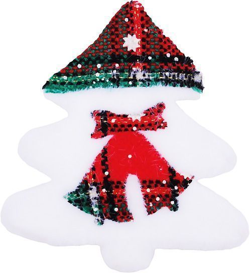 Елочная игрушка елка Кантри SDK12252W 9 см 