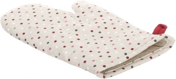 Перчатка-прихватка Винтаж Горошек 16x33 см бежевый La Nuit 