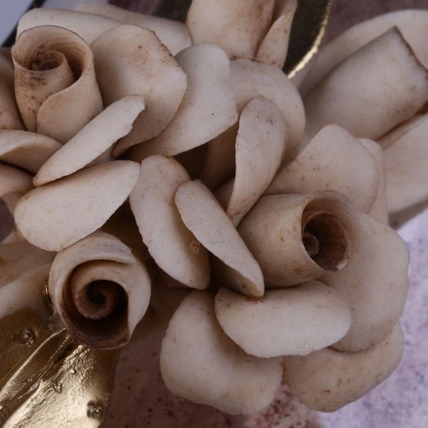 Фруктовница коричневая Punte Forato 30 см White cristal