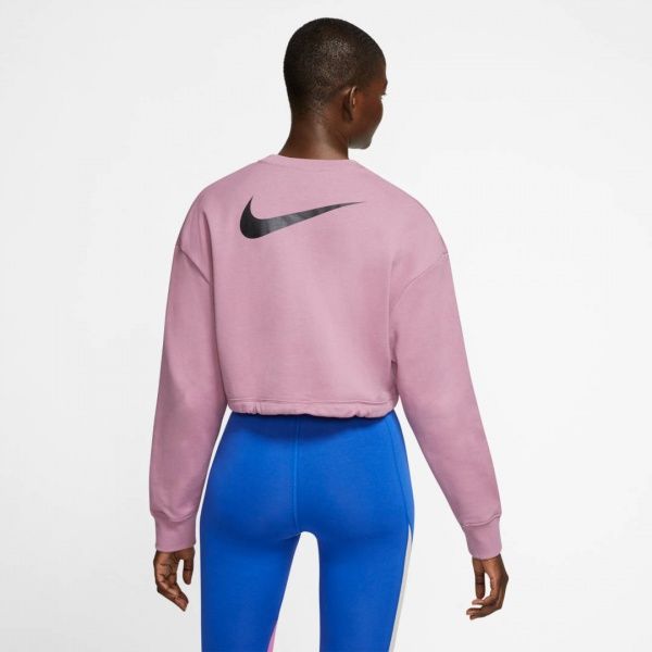 Свитшот Nike W NSW SWSH CREW FT CJ3766-515 р. XS фиолетовый