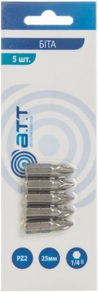 Біта A.T.T. PZ2x25 мм 5 шт. 6200004