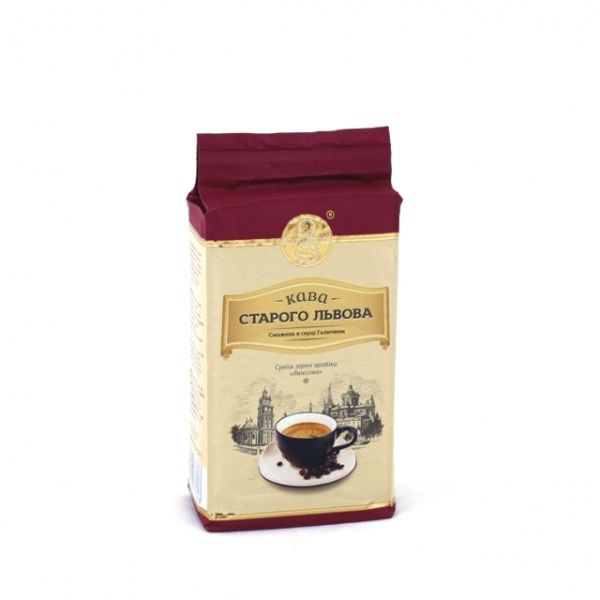 Кофе молотый Віденська кава Люксовый Старого Львова 250 г 