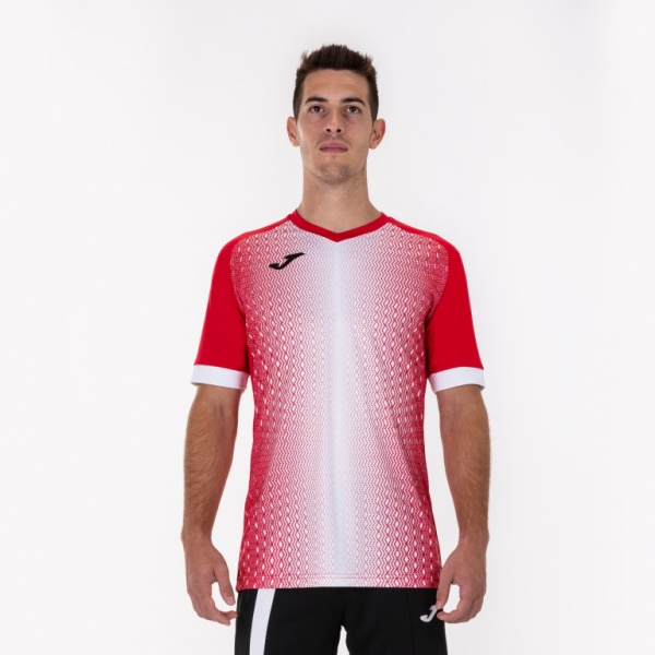 Футболка Joma SUPERNOVA T-SHIRT RED-WHITE S/S 101284.602 р.L червоний