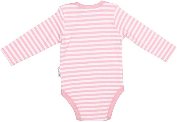 Боди Colibrі с длинным рукавом в полоску sweet dreams р.62 бежевый/розовый CLG002 