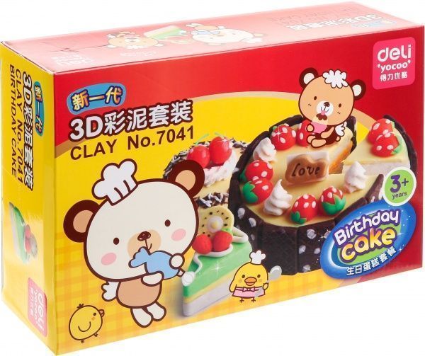 Пластилиновая паста Пирог 7041 Deli