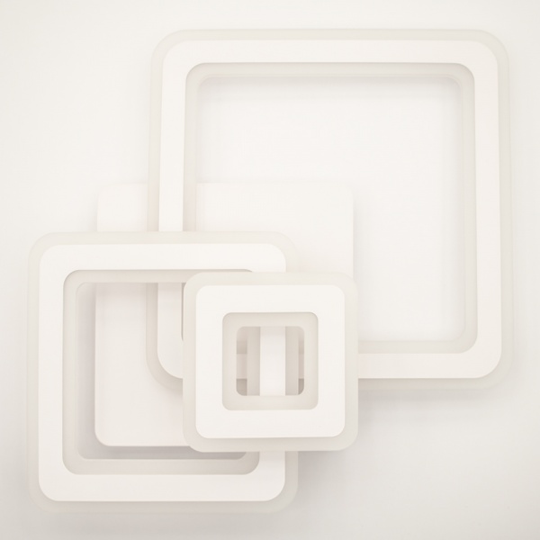 Люстра світлодіодна Luminaria S700/600 124 Вт білий матовий TRIPLEX SQUARE 124W S 