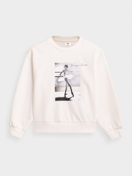 Світшот 4F J4Z21-JBLD200-11S р. 128 білий