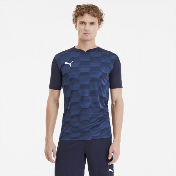 Футболка Puma teamFINAL 21 Graphic Jersey 70415006 р.M синій