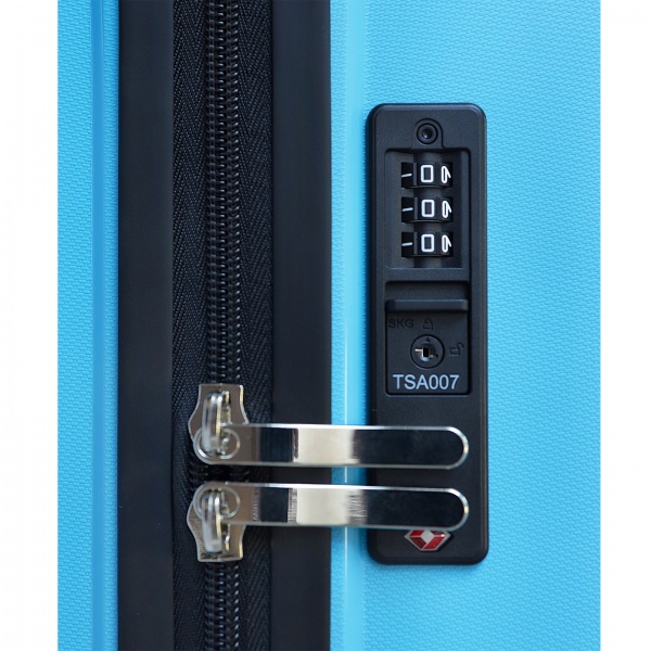 Чемодан Eagle 96 л голубой L 