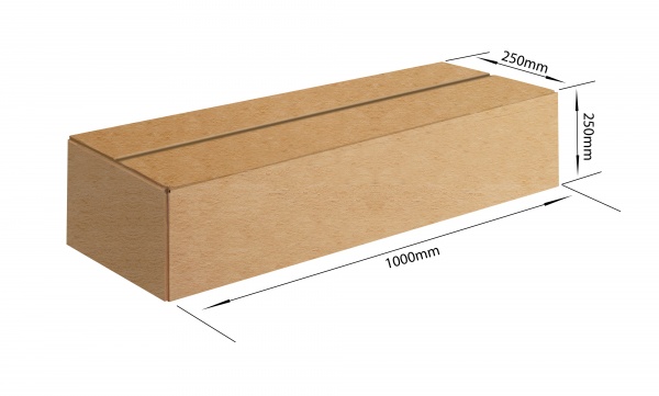 Гофроящик до 23,5 кг 1000 x 250 x 250 мм