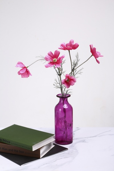 Ваза скляна San Miguel Jardin 19 см маджента 