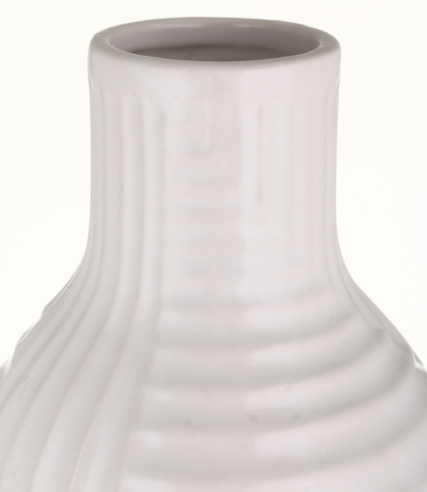 Ваза керамічна Pinsung Ceramics Rooricone 38 см біла матова PS32931