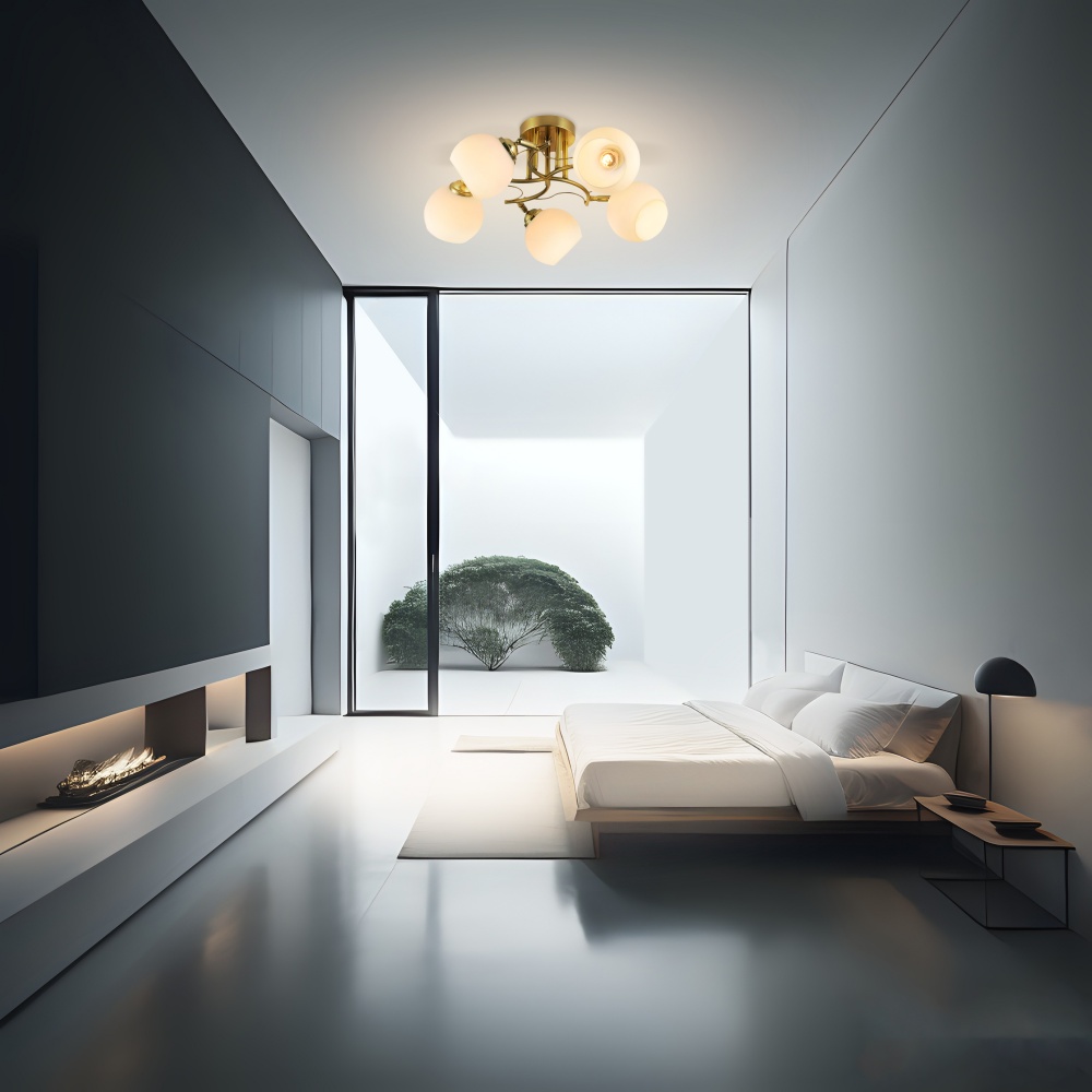 Люстра Miorro Vittoria 520х230 мм 5x40 Вт E27 медь 51-311-016