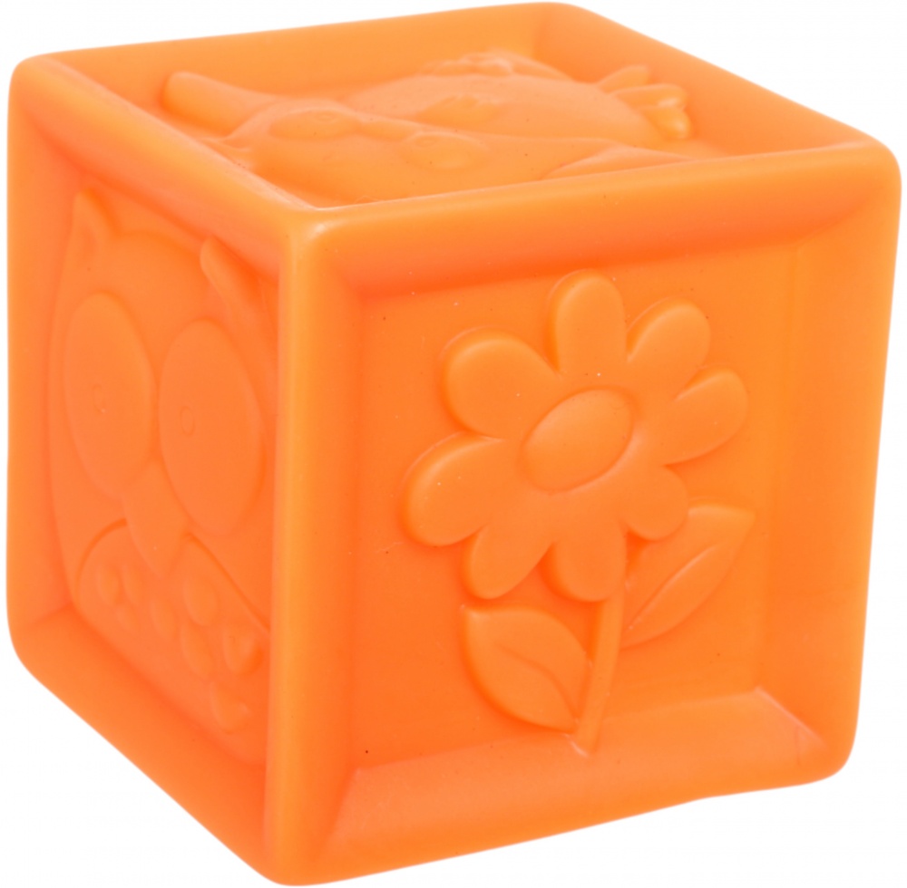 Набір іграшок для купання Jia Cheng кубики текстурні барвисті 6 шт. OTG0975515