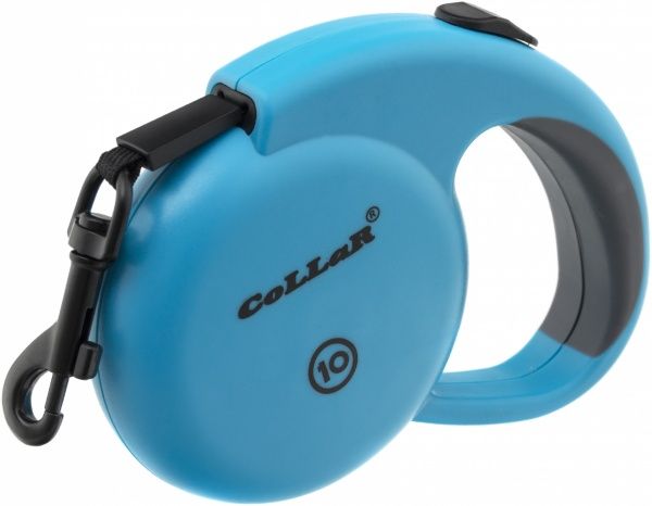 Поводок-рулетка COLLAR Control до 10 кг 3 м черный 81202