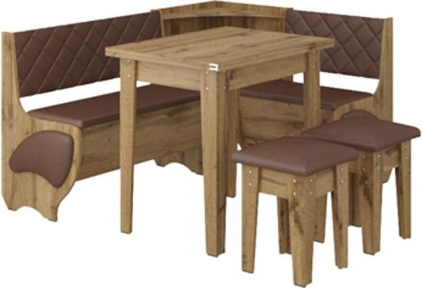 Уголок кухонный Пехотин Милорд дуб тахо коричневый