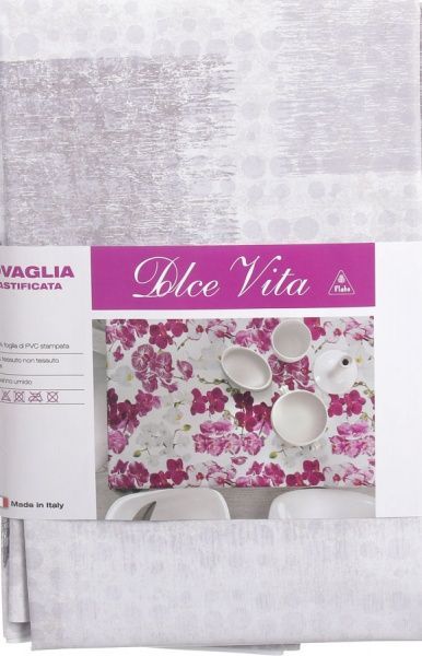 Скатертина Абстракція 140x180 см сірий Джованні Ботічеллі 