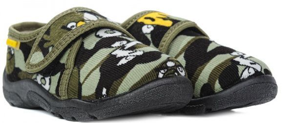 Тапки домашние Oldcom Тип-топ р.25 зеленый 