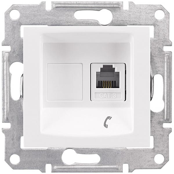 Розетка Sedna SDN4101121 біла