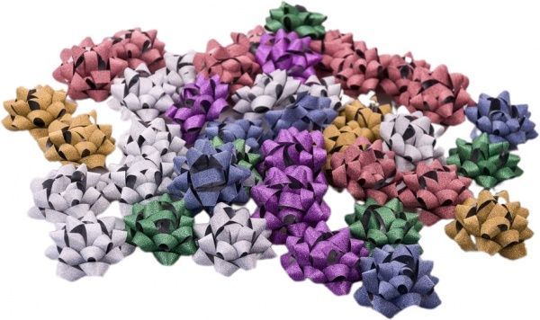 Бантики Зірочка поліестер 0865-2 5 см в асортименті 