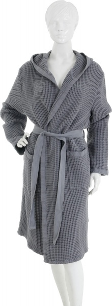 Халат La Nuit Stone Wash р. M серый 