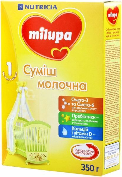 Суха молочна суміш Milupa 1 350 г 5900852025488