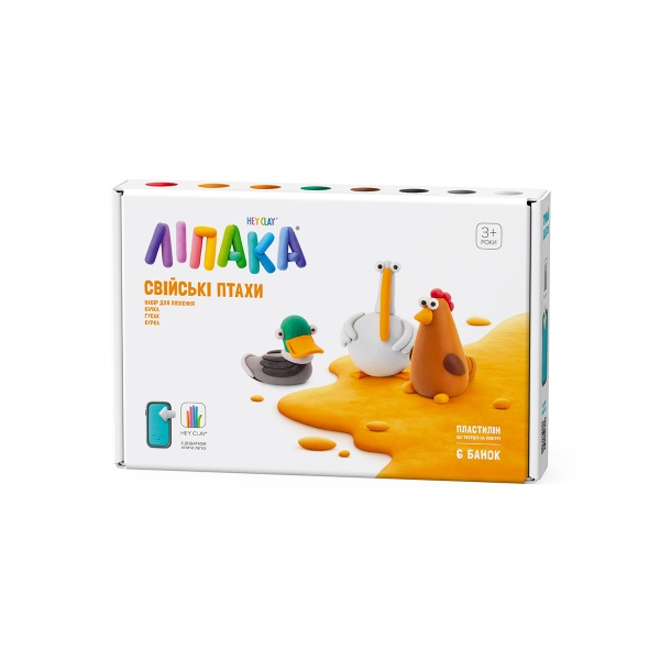 Набір для творчості Lipaka Свійські птахи: Качка, гусак, курка 60039-UA01