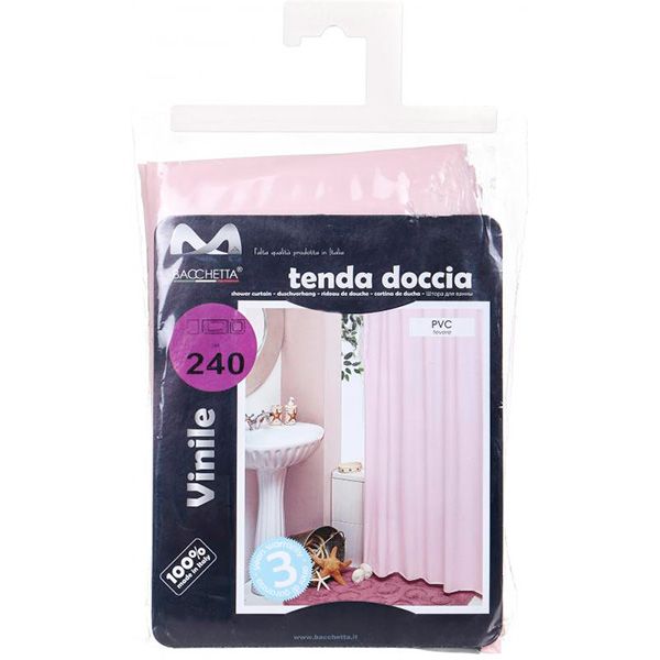 Штора для душа Bacchetta Tevere rosa 240х200 см