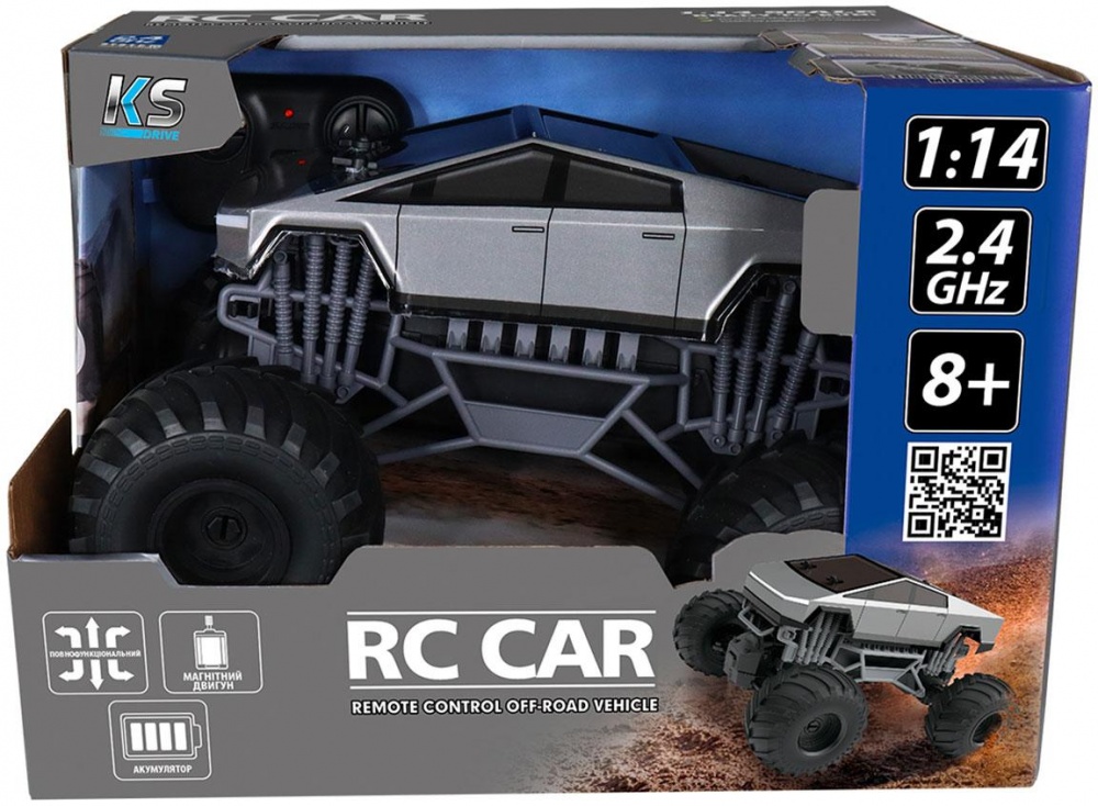 Автомобиль на радиоуправлении KS Drive Bigfoot Off-road Cyber Ride 1:24 SL-8362ARHG
