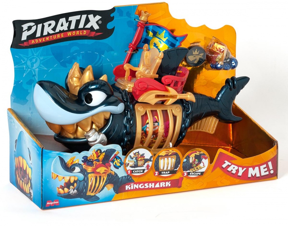 Игровой набор Piratix Королевская черная акула PPXSP112IN11
