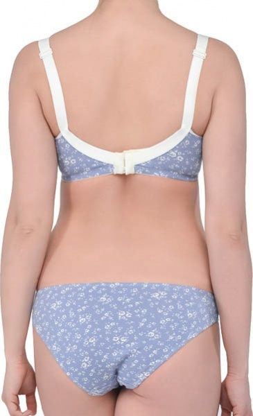 Бюстгальтер для кормления Fleurs Мамин Дом 556 р.80 D голубой 