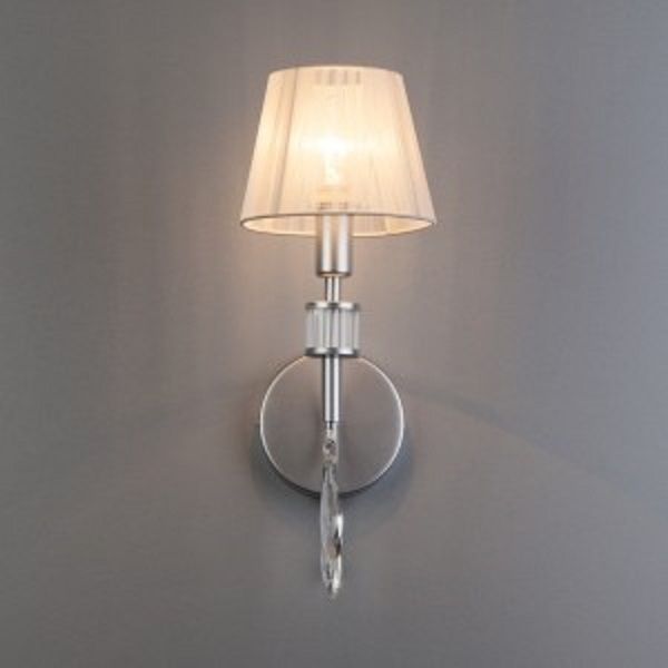 Бра Strotskis Capri 1x40 Вт E14 серебро 60092/1 