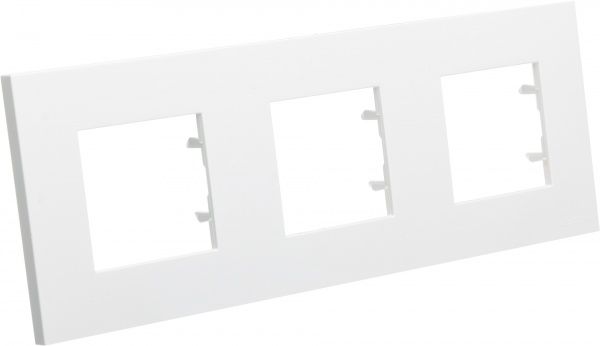 Рамка трехместная ABB ZENIT универсальная белый N2273.1 BL