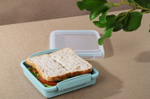 Контейнер для хранения RENEW 0,45 л пластик серый 02500214 Sistema