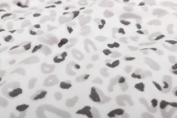 Плед двухсторонний Spots 200x220 см белый с принтом La Nuit 