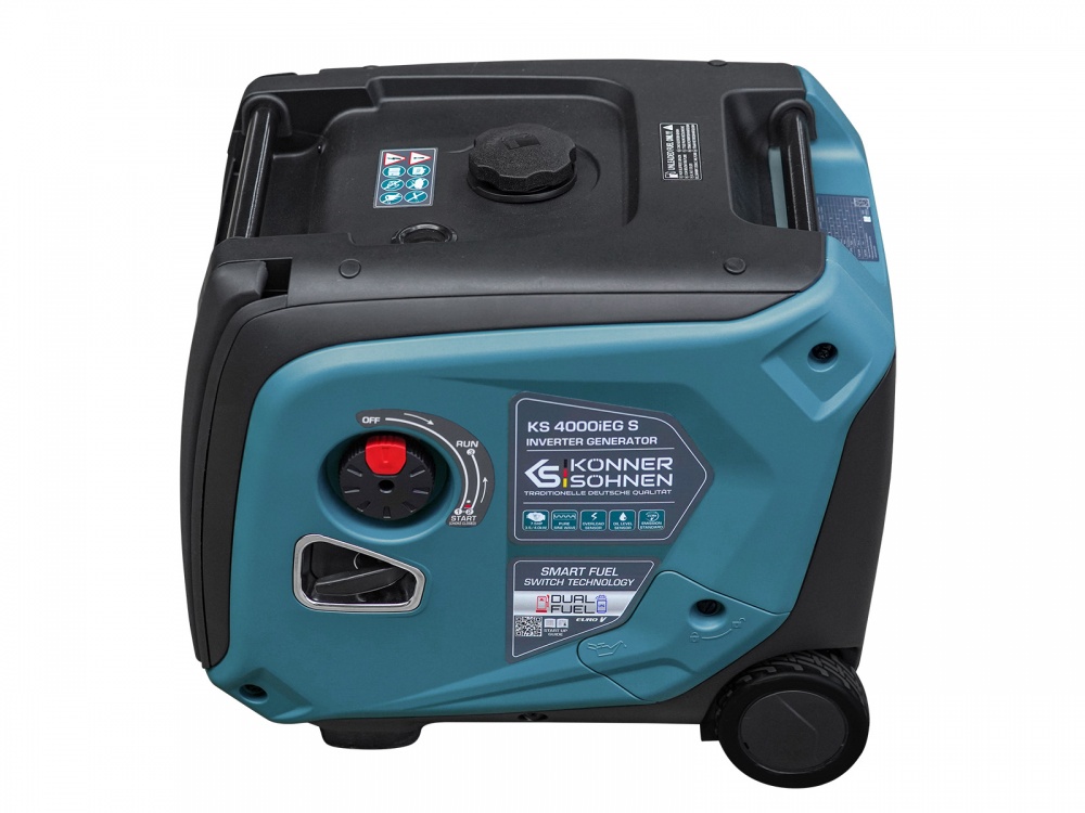 Генератор комбинированный Konner&Sohnen 3,5 кВт / 4 кВт KS 4000iEG S
