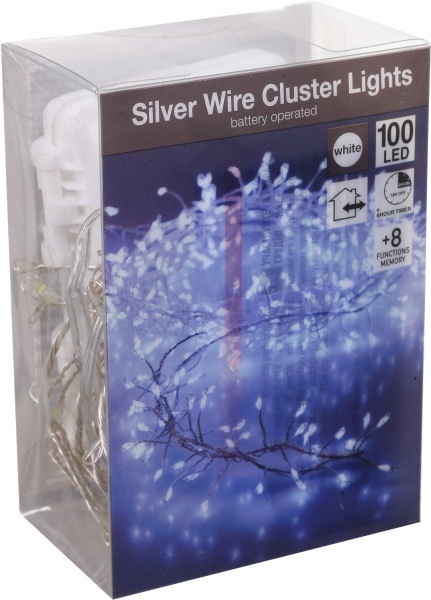 Электрогирлянда Aх8720760 встроенный светодиод (LED) 100 ламп 1,5 м 