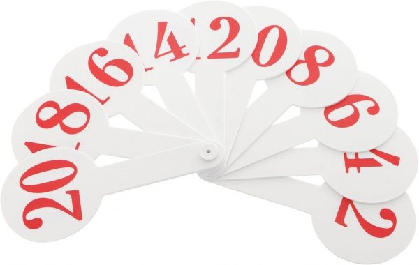 Веер с цифрами К-7371