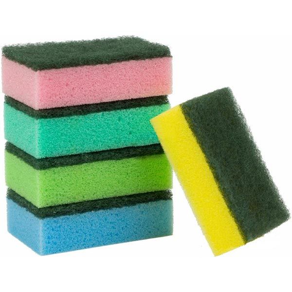 Губка Гривня Петрівна кухонная 9х6х3 см 5 шт.