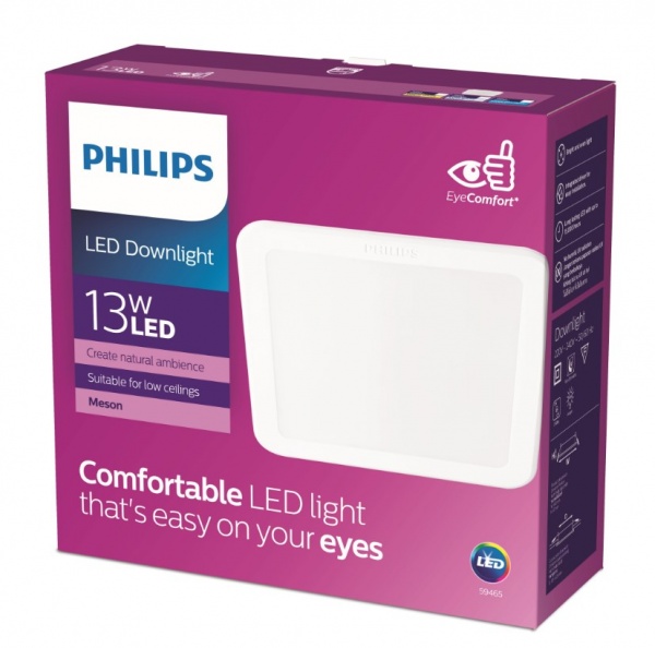 Светильник точечный Philips MESON 125 13 Вт 6500 К белый 915005748501 