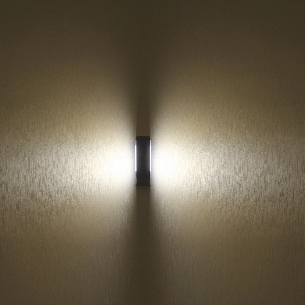 Светильник уличный настенный Maxus 15 Вт белый 1-MWL-15W-WG